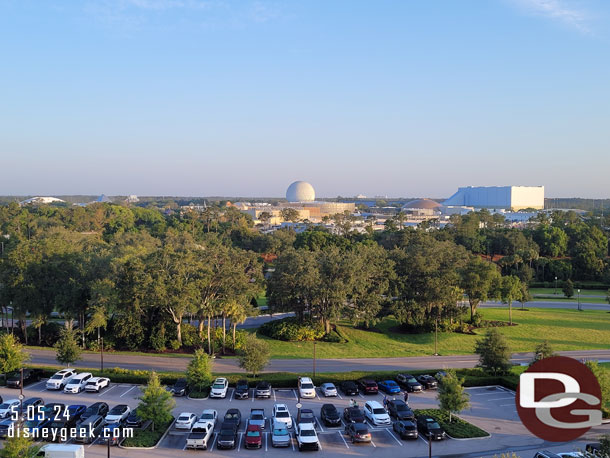 Wider view toward EPCOT