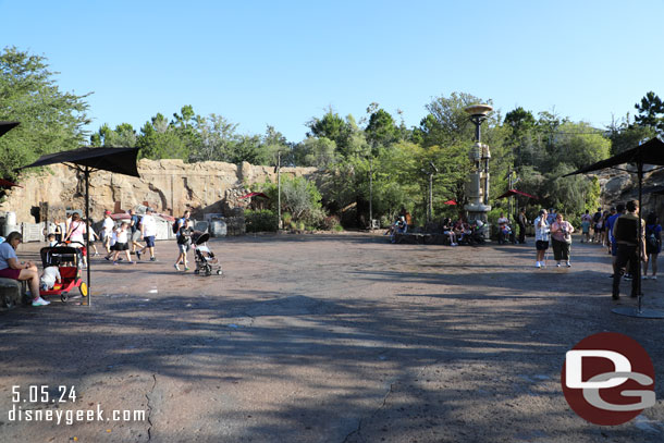 8:31am - The early entry had just begun and we were exiting our first attraction well ahead of schedule this morning.