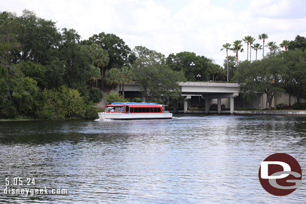 1:21pm - Decided to walk to the Boardwalk since the boat was not in sight.. of course as I passed the Skyliner it rounded the corner.