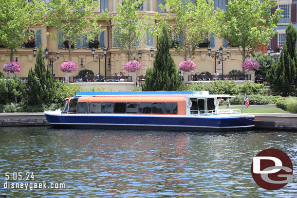 A Friendship boat featuring the new color scheme.