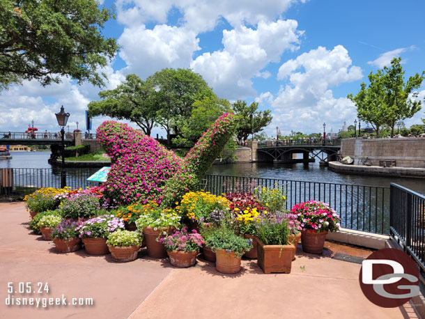 1:42pm - Arrived at EPCOT through the International Gateway.