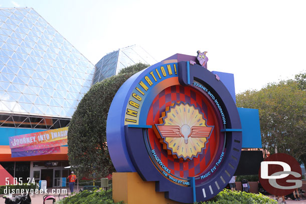 4:26pm - Time for Imagination, turned out to be a little over 10 min wait this afternoon.