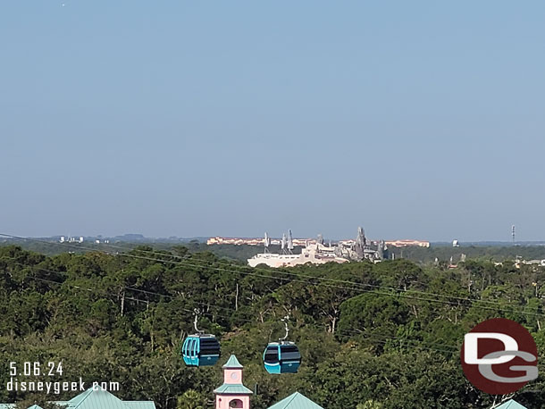 Disney's Hollywood Studios above the tree tops