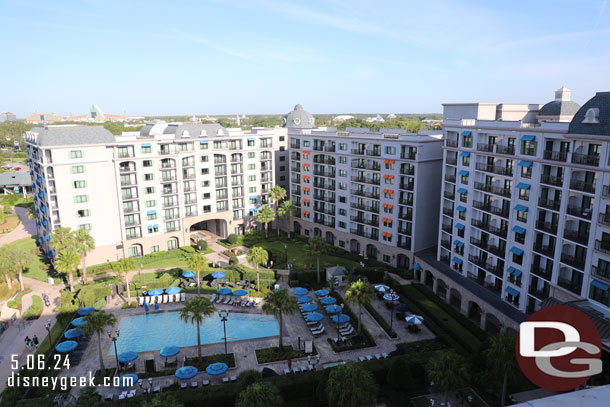 A view of the Riviera from the outdoor patio