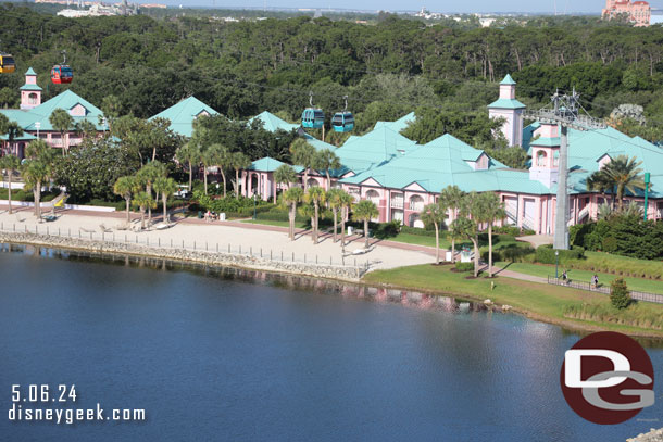 To the left is the Caribbean Beach Resort