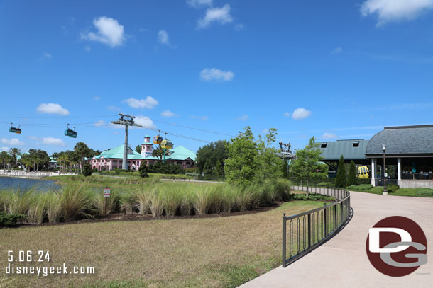 10:41am - Heading for the Disney Skyliner