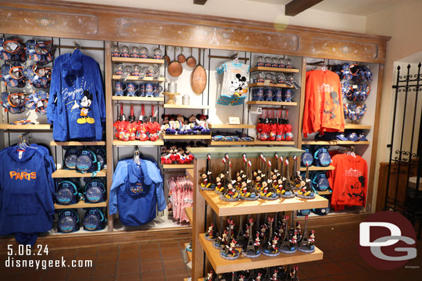 Some Disneyland Paris merchandise available in France