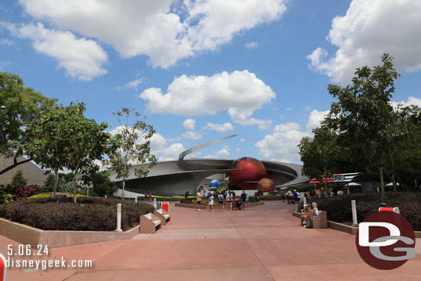 Decided to try and see the SpaceX launch with Mission Space in the foreground.