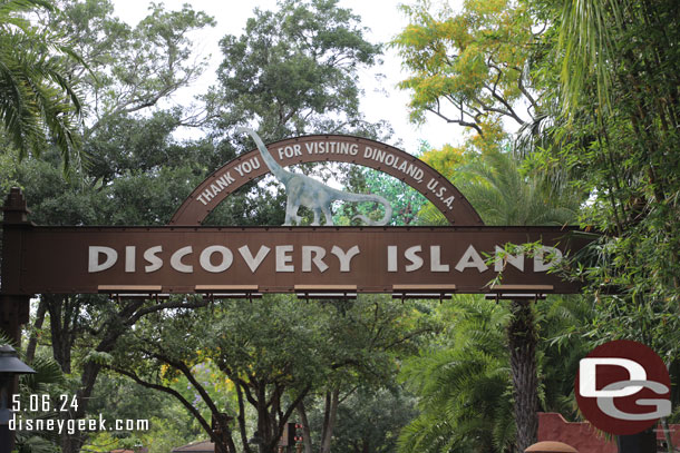 Making my way back to Discovery Island