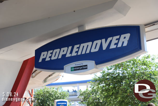 Instead heading for the PeopleMover