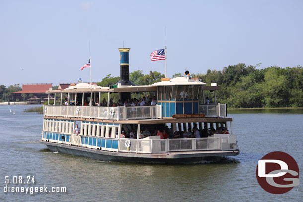 Crossing paths on the Seven Seas Lagoon with the Admiral Joe Fowler 