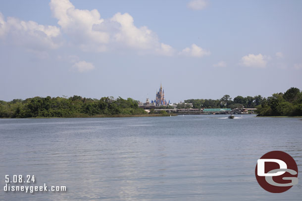 Looking back across the Seven Seas Lagoon