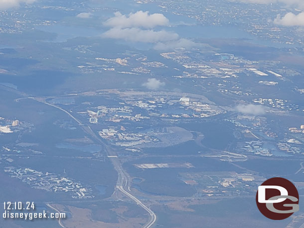 EPCOT area in the center of the picture