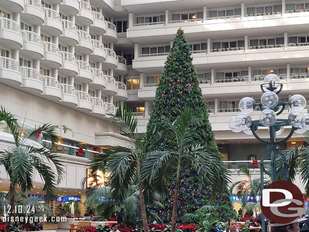 2:33pm - The Christmas tree at the airport