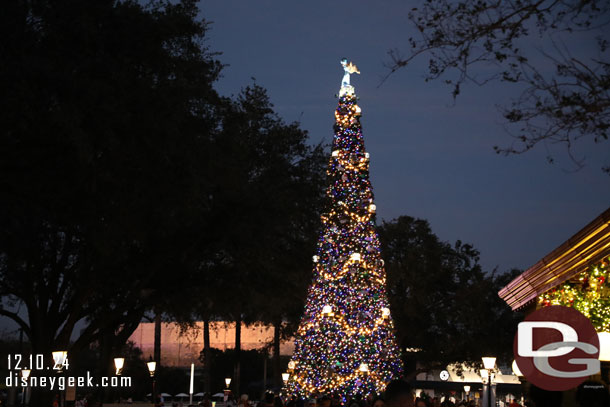 The EPCOT Christmas Tree