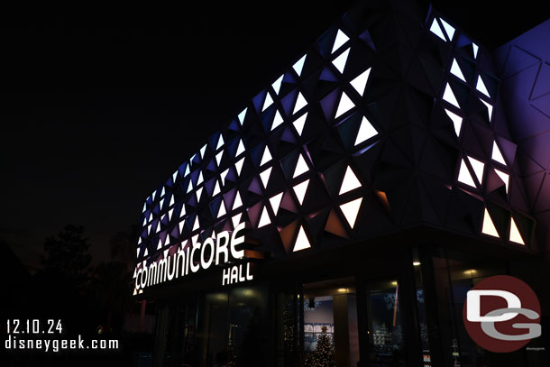 Communicore Hall and Plaza have opened since my last visit.