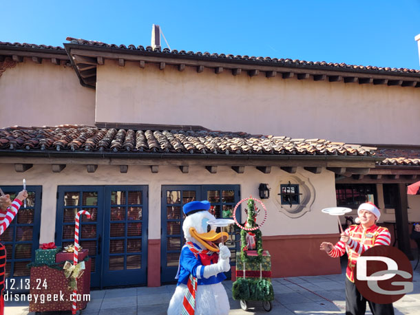 Donald Duck joins the show