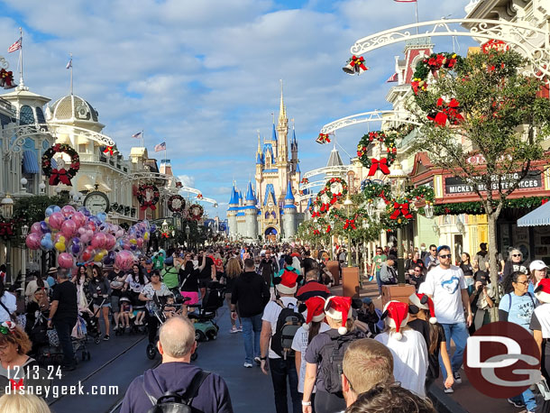 3:14pm - Main Street USA at the Magic Kingdom