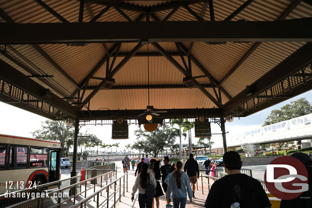 3:02pm - Arrived at the Magic Kingdom, 21 minutes from when the bus arrived at Disney's Hollywood Studios.