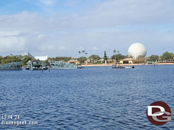 Cast members working on Luminous infrastructure