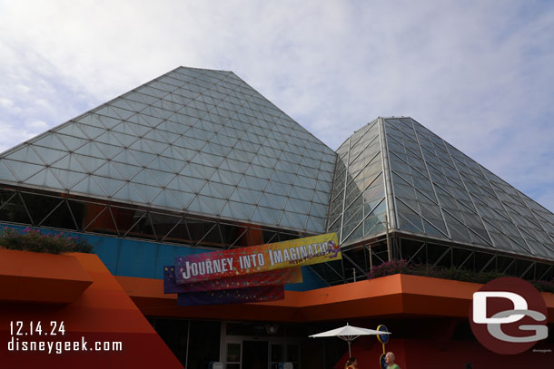 10:19am - Decided to visit Journey Into Imagination.  It was posted at 10 minutes