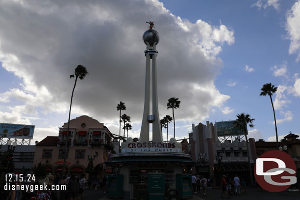 2:10pm - Stepping onto Hollywood Blvd.