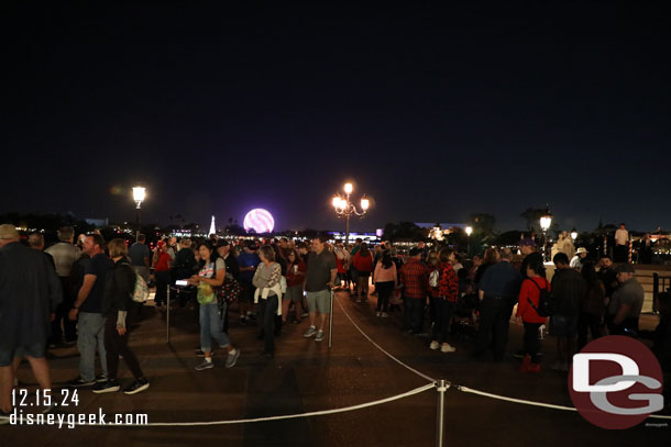 The switchbacks were in use too. Those guests by Germany were not going to make it into either of the two shows remaining this evening.