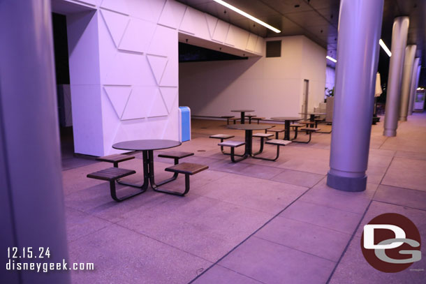 Seating in Communicore Plaza