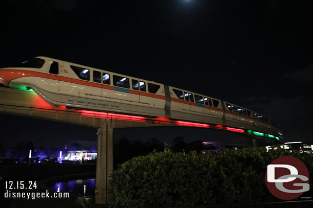 A Monorail passing by