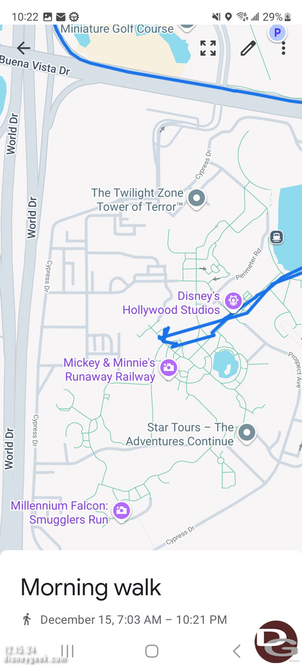 My time at Disney's Hollywood Studios