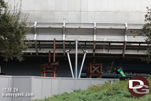 Test Track renovation picture.