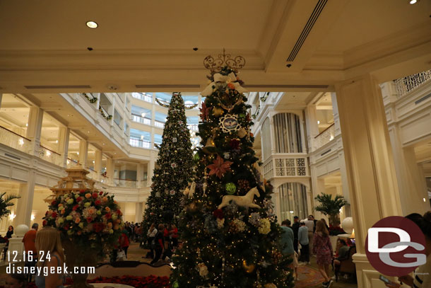 The Grand Floridian lobby