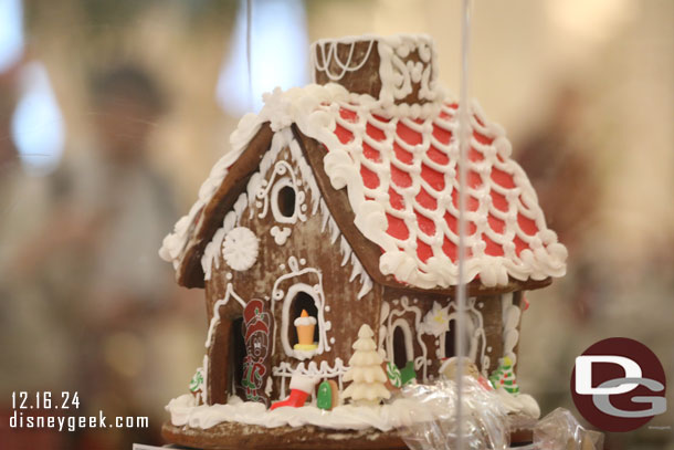 A gingerbread house you can purchase