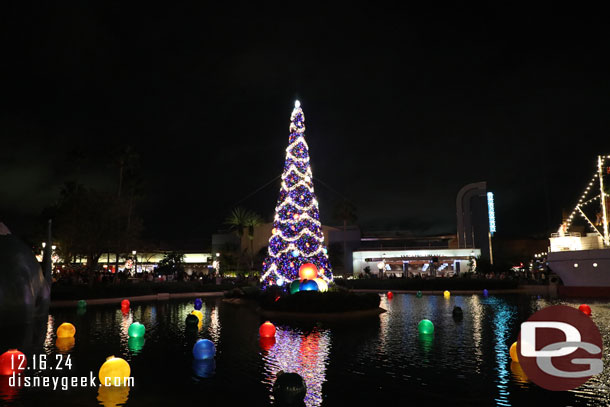 The Christmas tree in Echo Lake