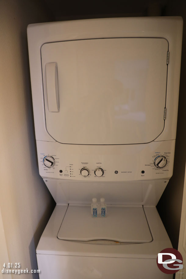 The washer and dryer