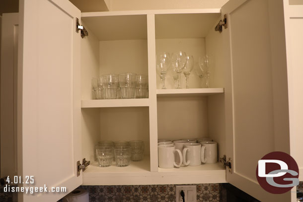 The kitchen items looked to be the same as I remembered.