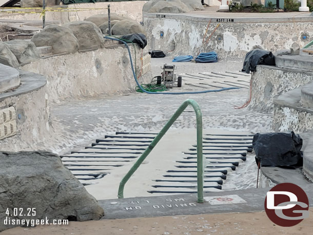 A look into one of the areas of the pool.
