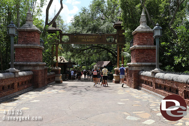 After lunch heading to Discovery Island