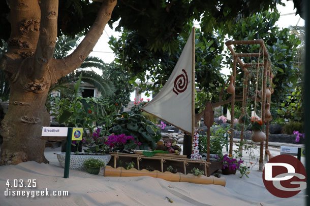 Several displays for the Flower and Garden Festival are visible in the greenhouses.