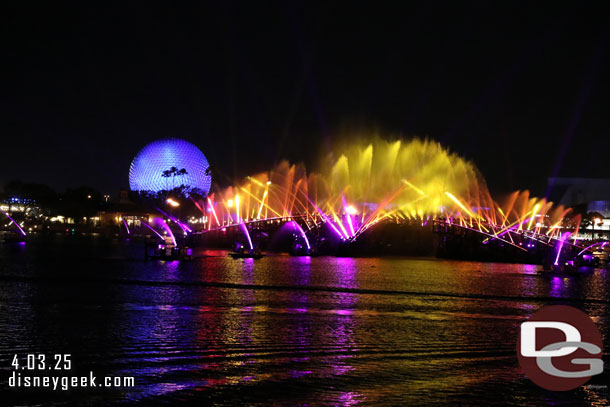 Post show fountains