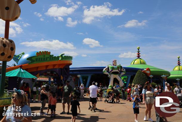Entering Toy Story Land