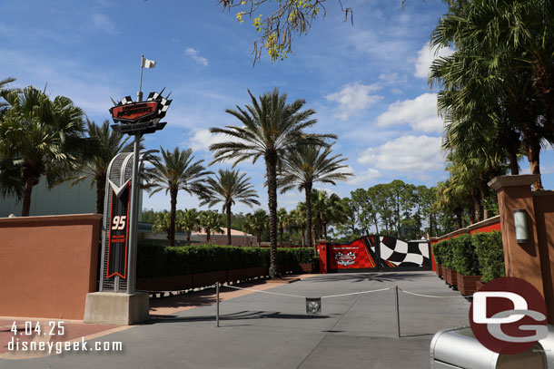Surprised to still see Racing Academy graphics up.