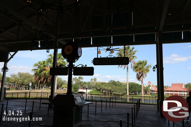 4:17pm - Transferring to the EPCOT Skyliner