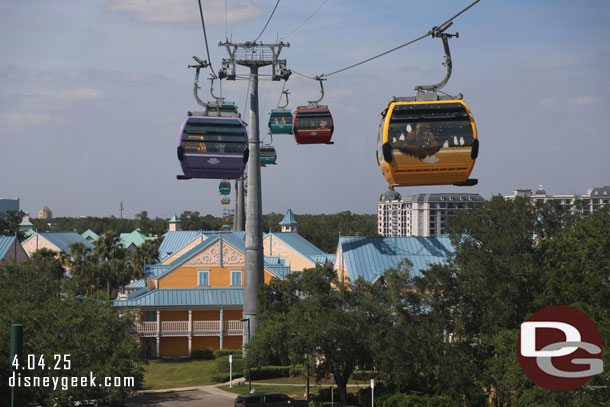 Flying over the Caribbean Beach Resort