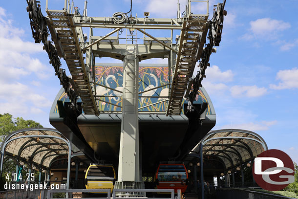 4:35pm - Arrived at the EPCOT International Gateway station of the Disney Skyliner
