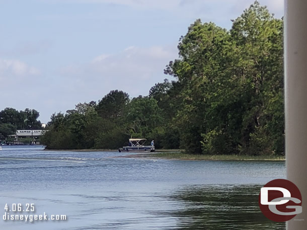 Some guests fishing nearby.