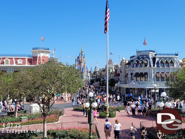 10:36am - Main Street USA this morning